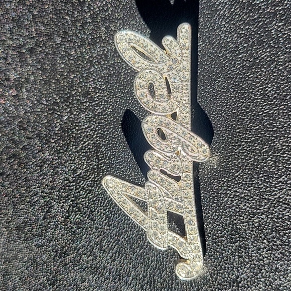 Victoria's Secret Jewelry - RARE HTF Victoria Secret Vintage Silver Rhinestone Paved Angel Pin Brooch